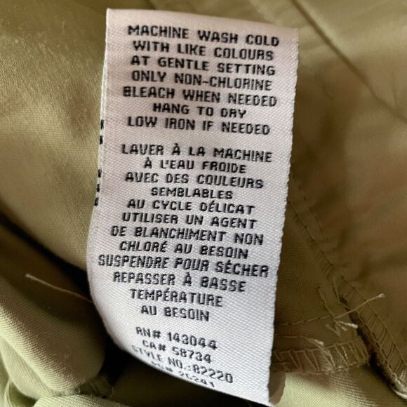 Bagatelle Collection Jacket LARGE Green Front Tie with Pockets Split Back Collar - Picture 11 of 12